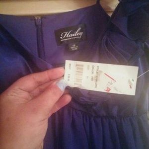 Robe Adrianna Papell - Taille 10 - Violet Améthyste - Neuf Avec Petit Défaut (Bouton)